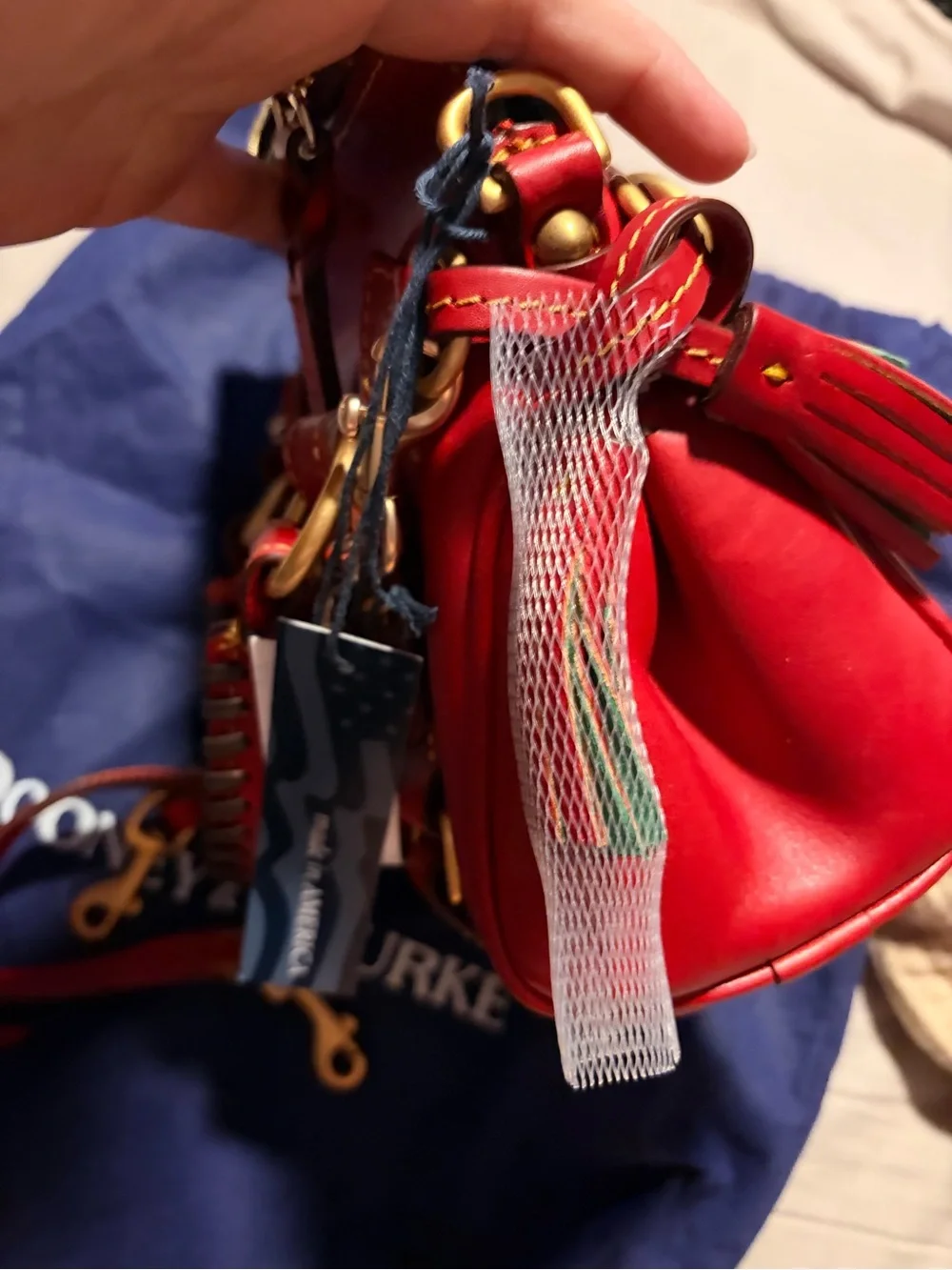 Dooney & Bourke Red Florentine nano satchel OBO